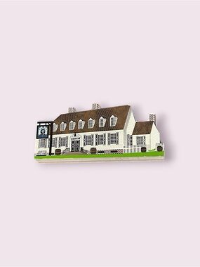Vintage 1995 Sheila's Collectibles Raleigh Tavern Williamsburg VA Wood House